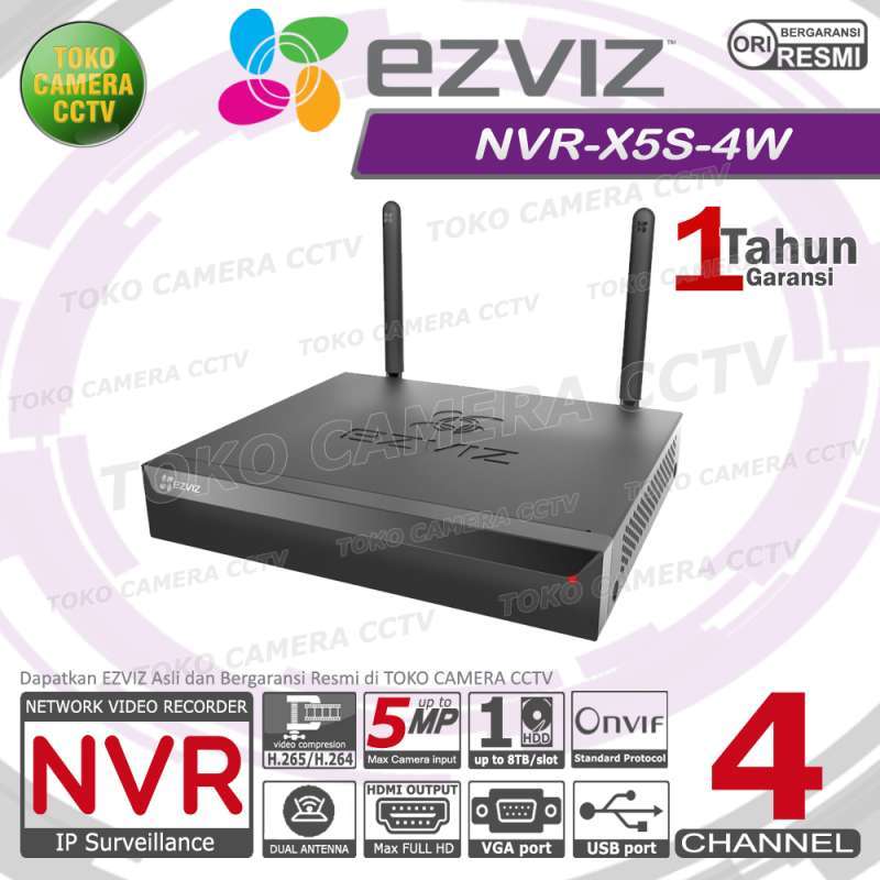 Dvr Ezviz 720p Bullet Camera EZVIZ NVR WIFI CH RECORDER CCTV