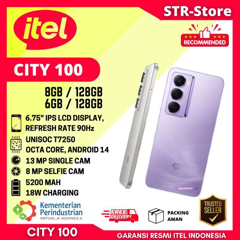 Itel City 100 6/128GB SIMフリーグローバル イヤホン 有線 写真