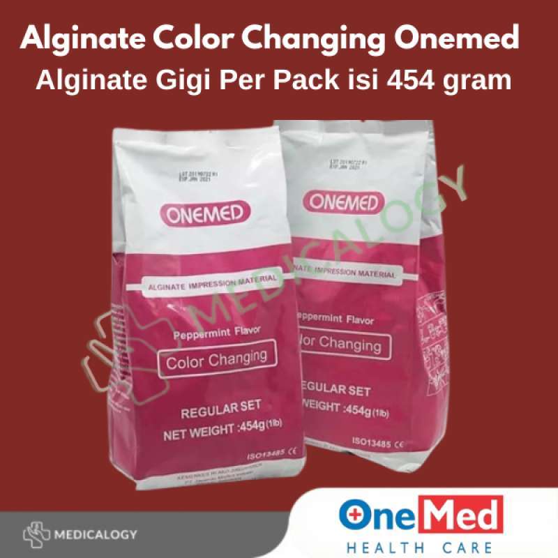 Jual Alginate Color Changing Onemed Alginate Ukuran 454 Gram Di Seller ...