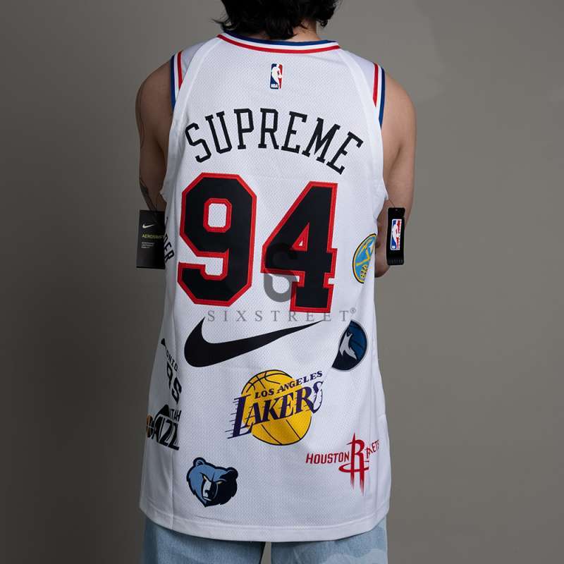 Jual Supreme Jersey Nike / Nba Authentic White ( 100% Authentic