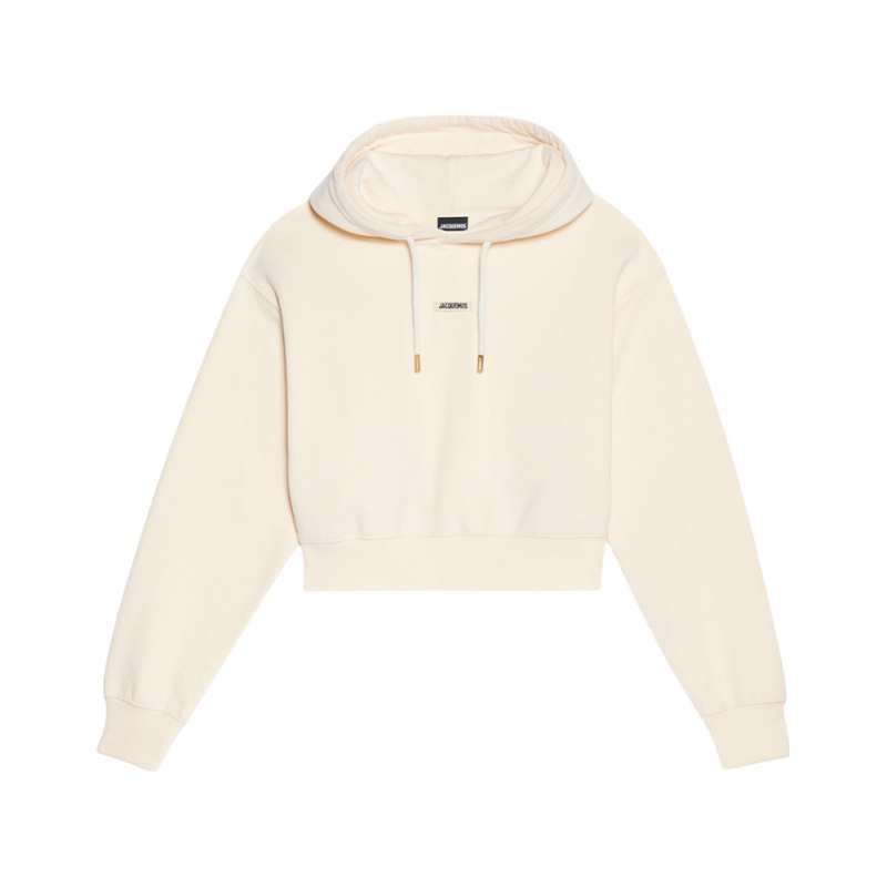 Jacquemus The Gros Grain Hoodie Light Beige