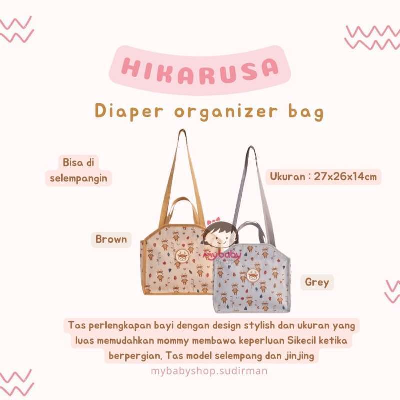 Hikarusa diaper organizer Bag Diaper Bag Organizer Hikarusa organizer  Tas perlengkapan bayi