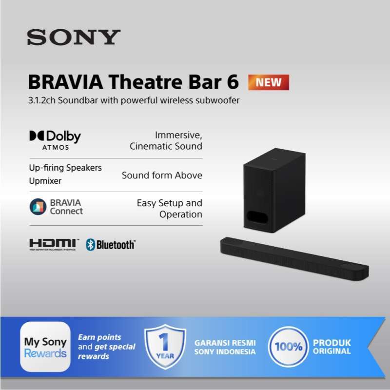 Sony Bravia Sony Wireless Soundbar And Subwoofer SONY BRAVIA