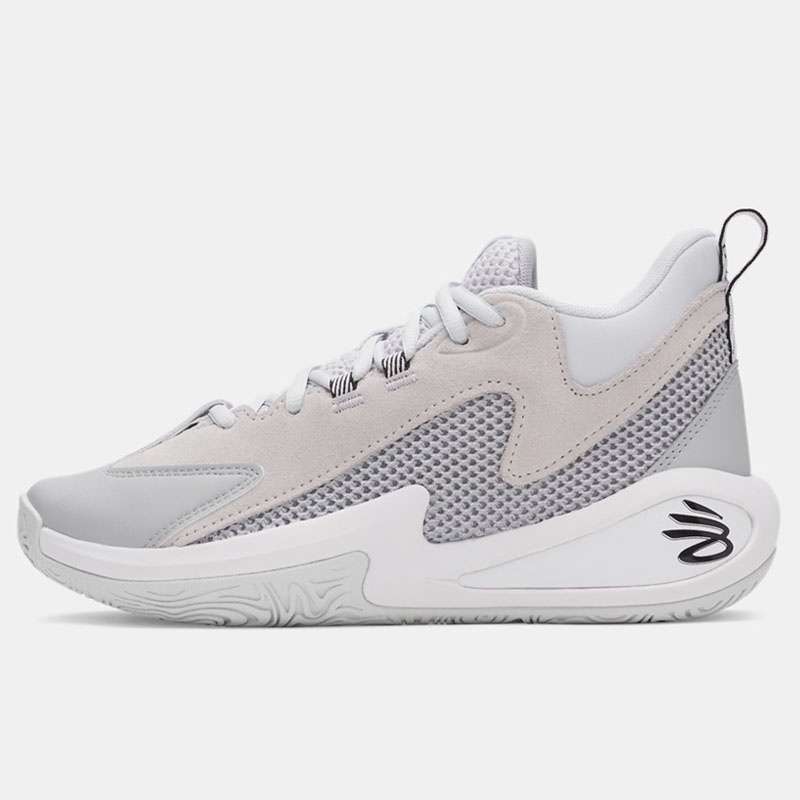 Sepatu Basket Under Armour Gs Curry 3Z 25 Sde Halo Gray White Black  Original 6001882-014