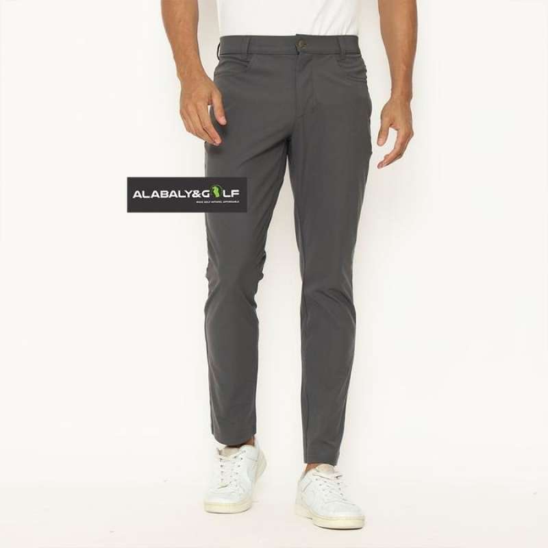 Men Golf Slim Fit Golf Pant Grey Original Celana Golf Pria Branded