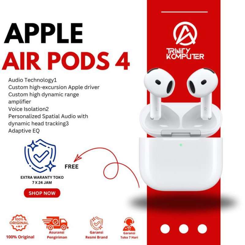 AIRPODS ACTIVE NOISE CANCELLATION 4TH GEN AIR PODS