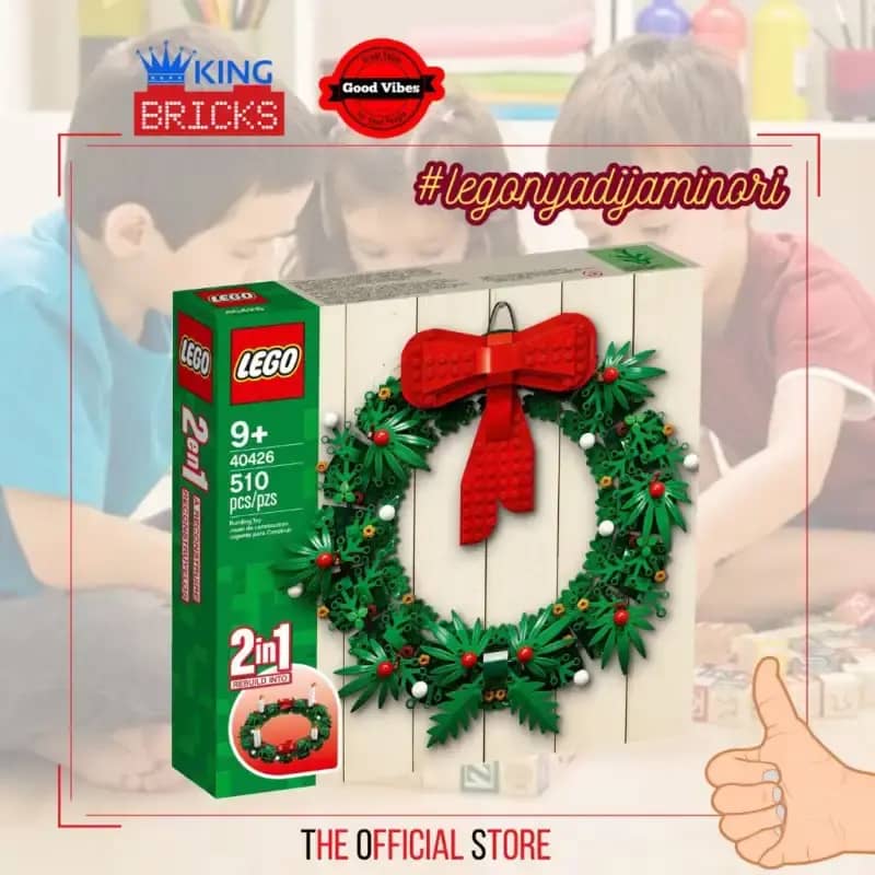 Jual LEGO Original Seasonal 40426 Christmas Wreath In Mainan