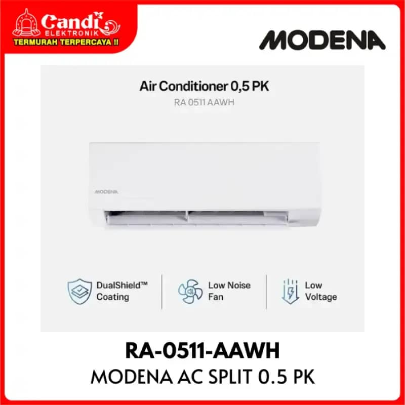Promo Modena Air Conditioner Ac Split 0,5 Pk Standard Low Noise Fan Ra ...
