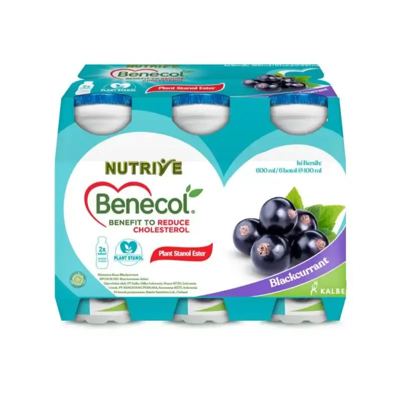Jual Nutrive Benecol Minuman Blackcurrent Banded 6 X 100 Ml Di Seller ...