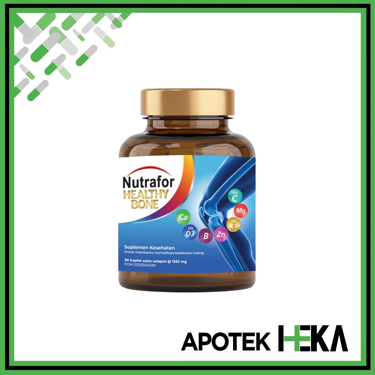 Nutrafor Jual Nutrafor Healthy Bone Botol Isi 30 Kapsul - Kalsium Magnesium Vit ...
