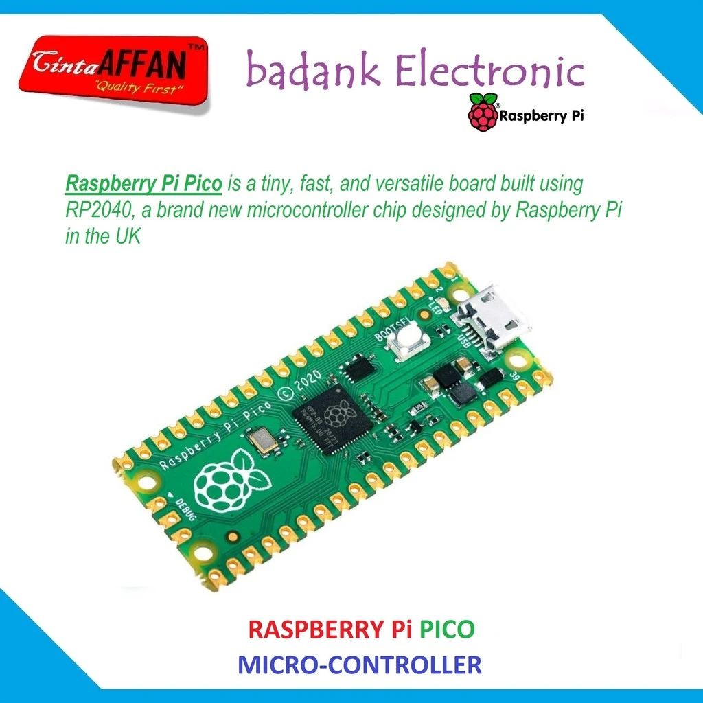 Jual Raspberry Pi Pico Microcontroller Rp2040 Chip Di Seller Badank ...