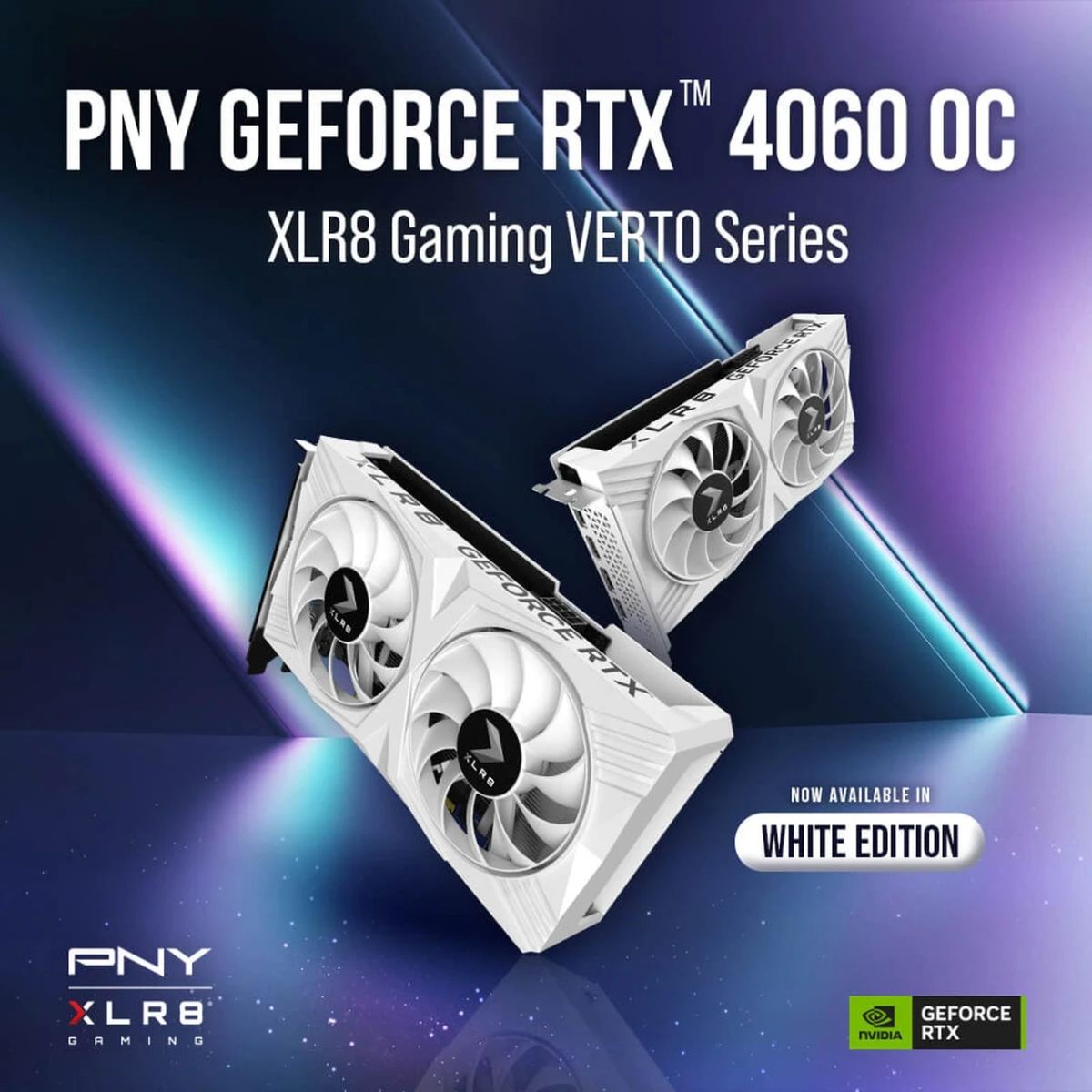 PNY RTX 4060 8GB Gaming WHITE EDITION