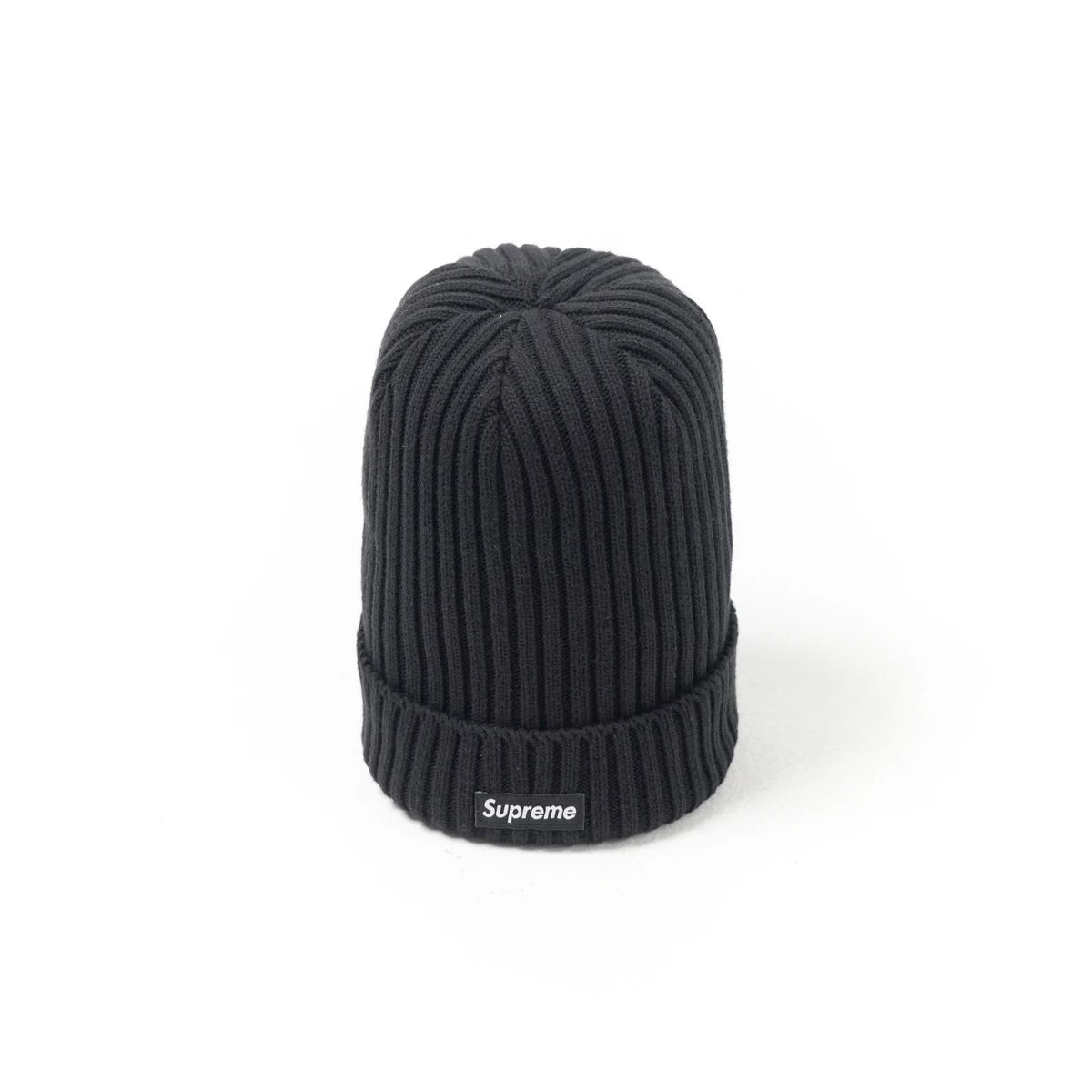 Promo Topi Supreme Overdyed Black Beanie 100% Original Diskon 33
