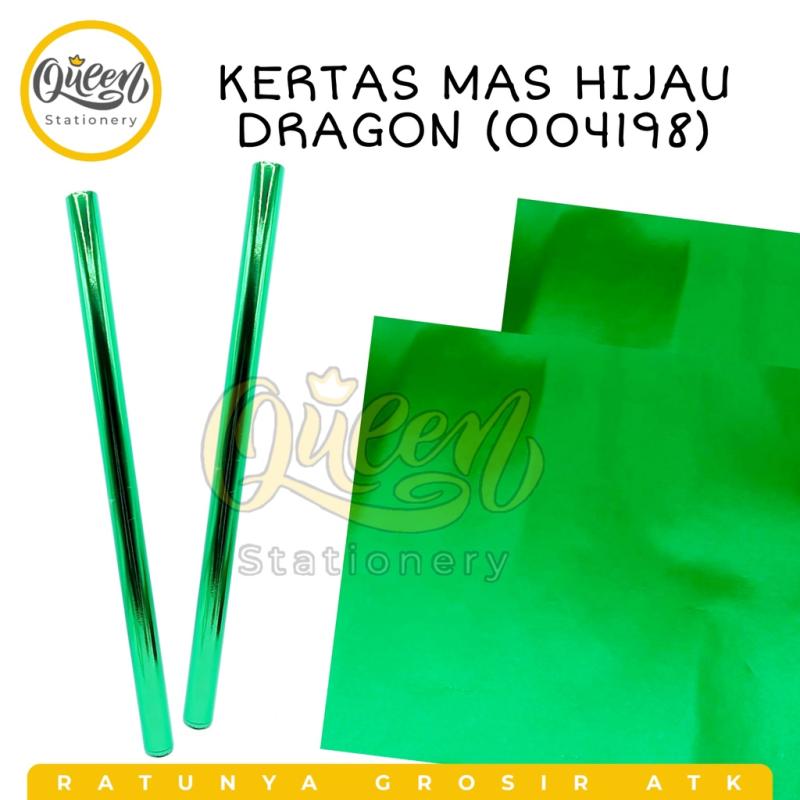 Kertas Insectarium Jual 3 Gulung (15 Lembar) Kertas Mas Dragon / Kertas Kerajinan / Kertas ...