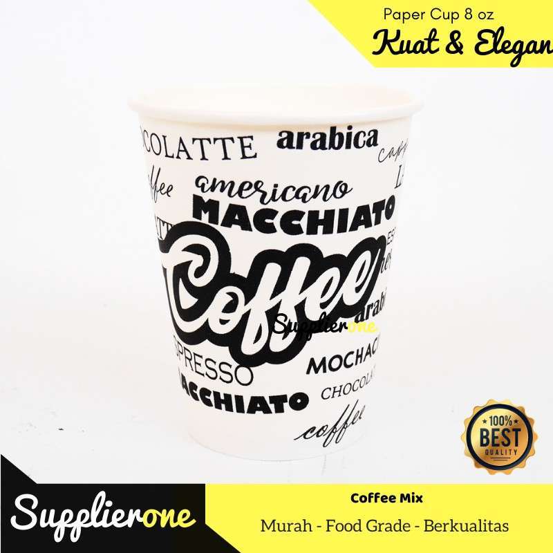 Promo Paper Cup Kopi / Cup Kertas / Gelas Kertas Kopi / Gelas Kopi Cup ...