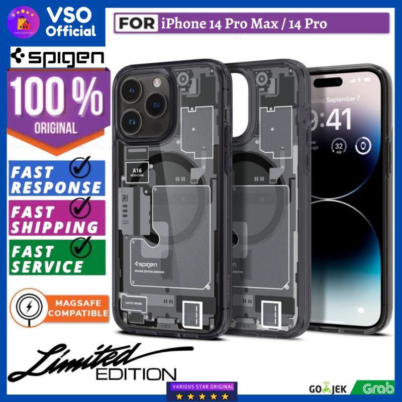 Promo Case iPhone 14 Pro Max/ 14 Pro 5G 2023 Spigen Ultra Hybrid Zero