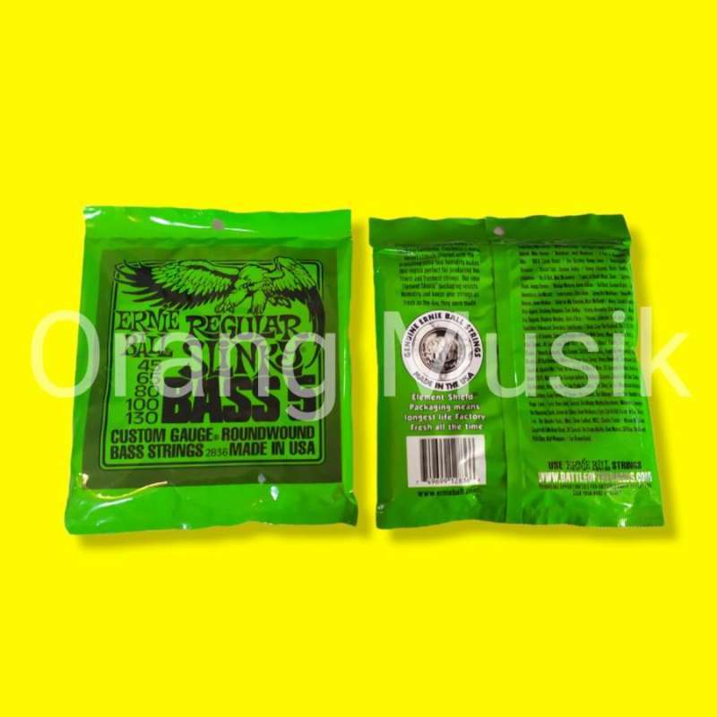 Jual Senar Bass Ernie Ball 5 String Regular Slinky Ukuran 045/130 di Seller Orang Musik