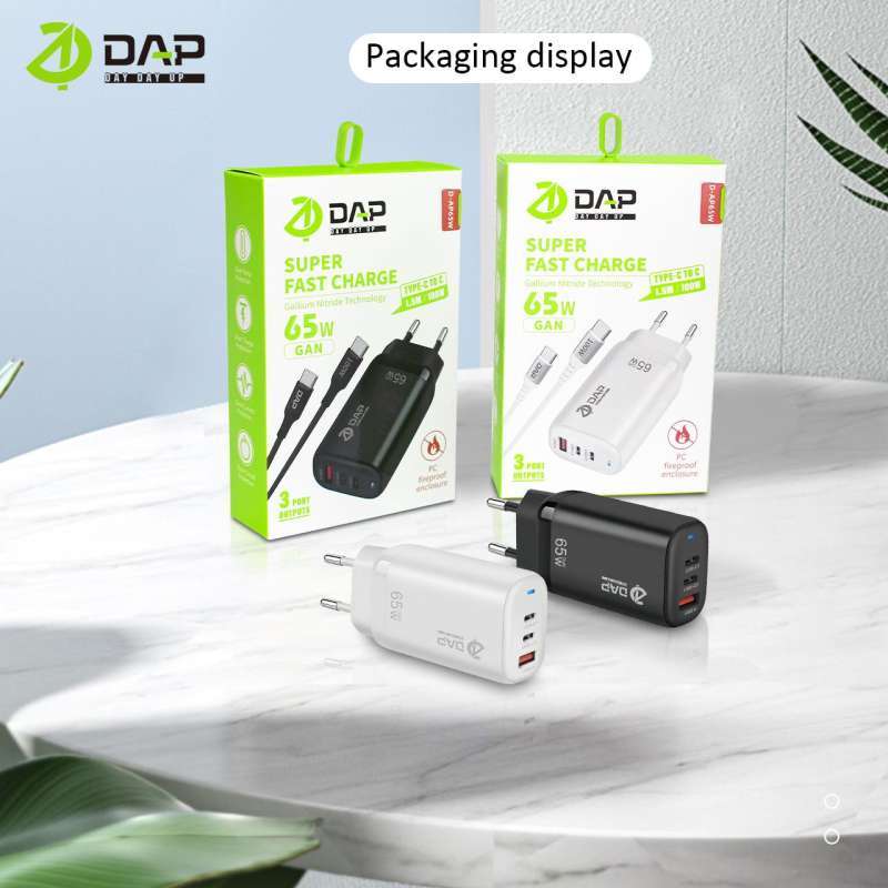 Promo Dap Charger Power 65w // D-ap65w Power Delivery 5v Usb-c Pd4x ...