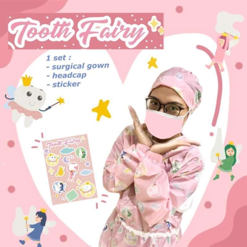 Jual Tooth Fairy APD Reusable Gown READY di Seller Faziya Store Kalibata, Kota Jakarta Selatan