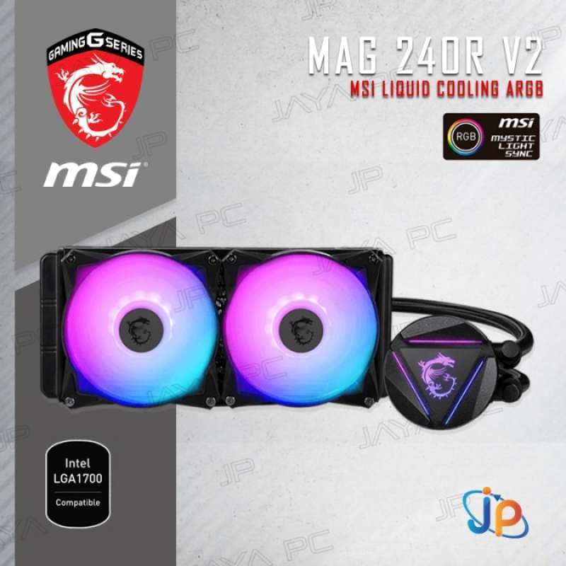 Promo MSI MAG CORELIQUID 240R V2 ARGB - CPU Cooler Liquid Fan Diskon 23 ...