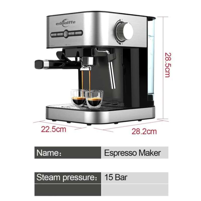 Promo Mesin Kopi Semi Automatic Espresso Maker Italian Coffee Machine