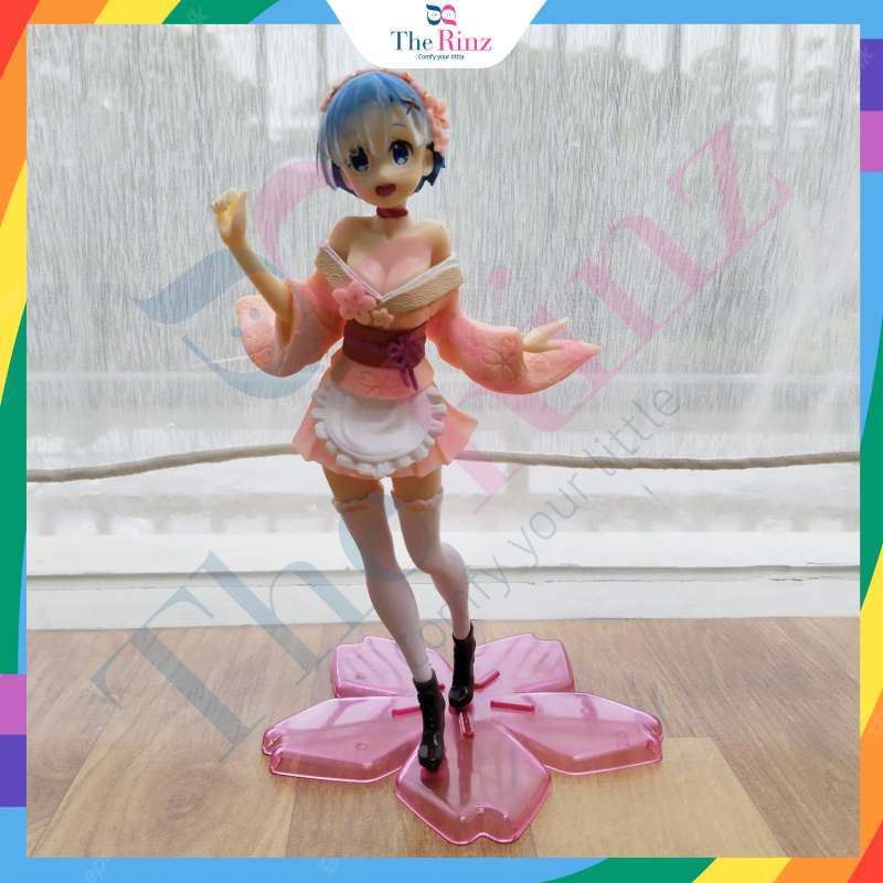 Jual mainan figure re zero rem sakura kimono figur anime di Seller