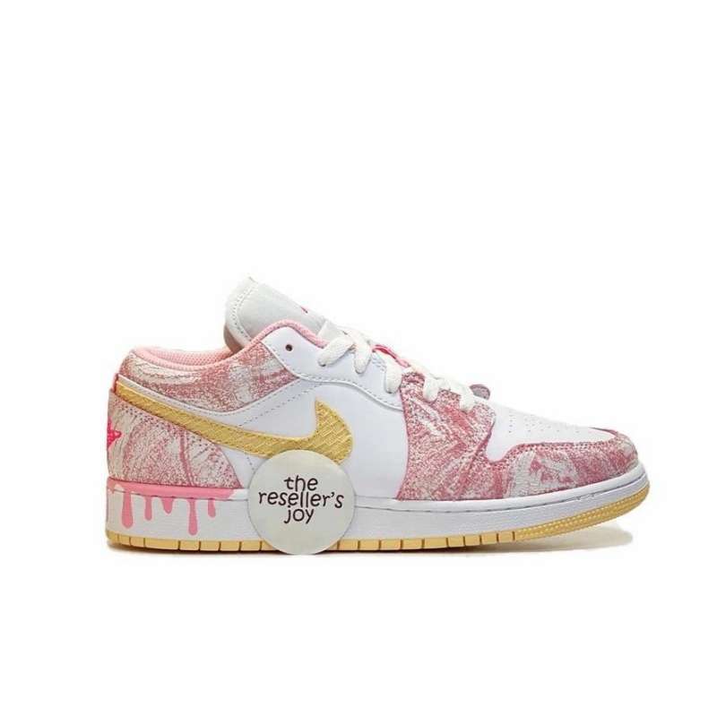 Jual Nike Air Jordan 1 Low Paint Drip (100 AUTHENTIC) di Seller The