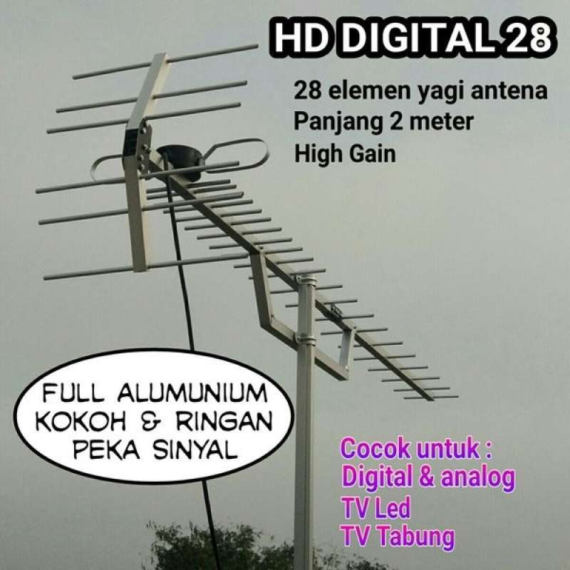 Jual Antena Tv Super Peka Full Alumunium Panjang 2 Meter. Di Seller Emma Store Tegal Parang