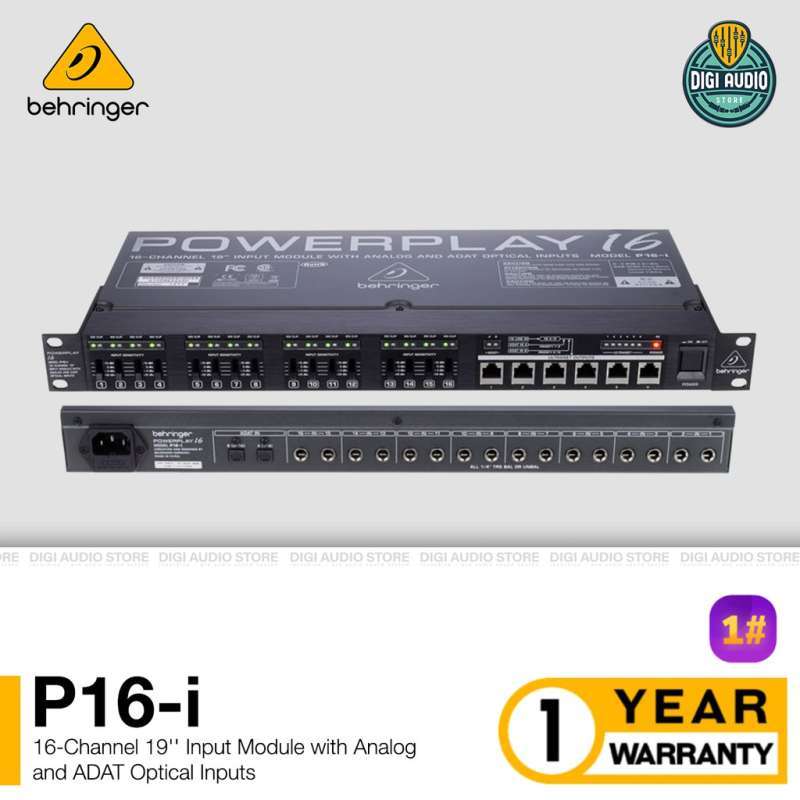 Jual Converter Analog to Digital Network Behringer P16i