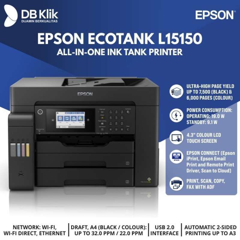 Promo Printer Epson L15150 A3 Wifi Duplex Allinone Epson L15150 Ink
