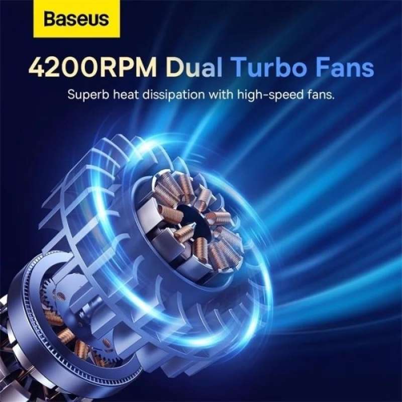 Jual Baseus Stand Laptop Cooling Pad Fan Turbo Adjustable Cooler Base ...