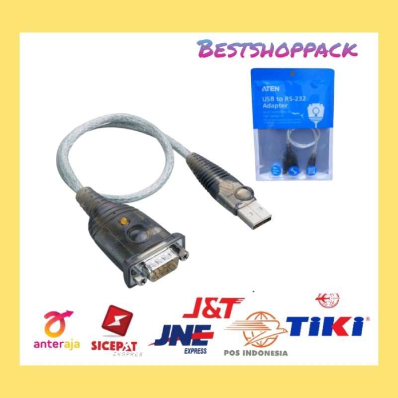Promo ATEN UC-232A Converter USB to Serial/RS232 ,UC232A DB9 Resmi ...
