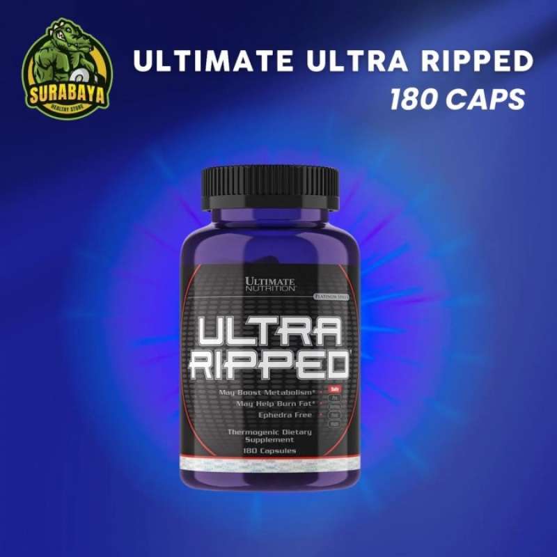 Promo ultra ripped 180 kapsul ultimate nutrition ultraripped caps fat ...
