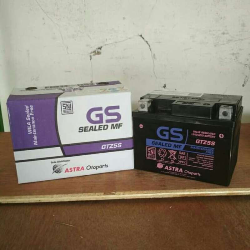 Jual Aki GTZ5S GS Astra accu GTZ5S GS Astra di Seller Garuda Moto Store