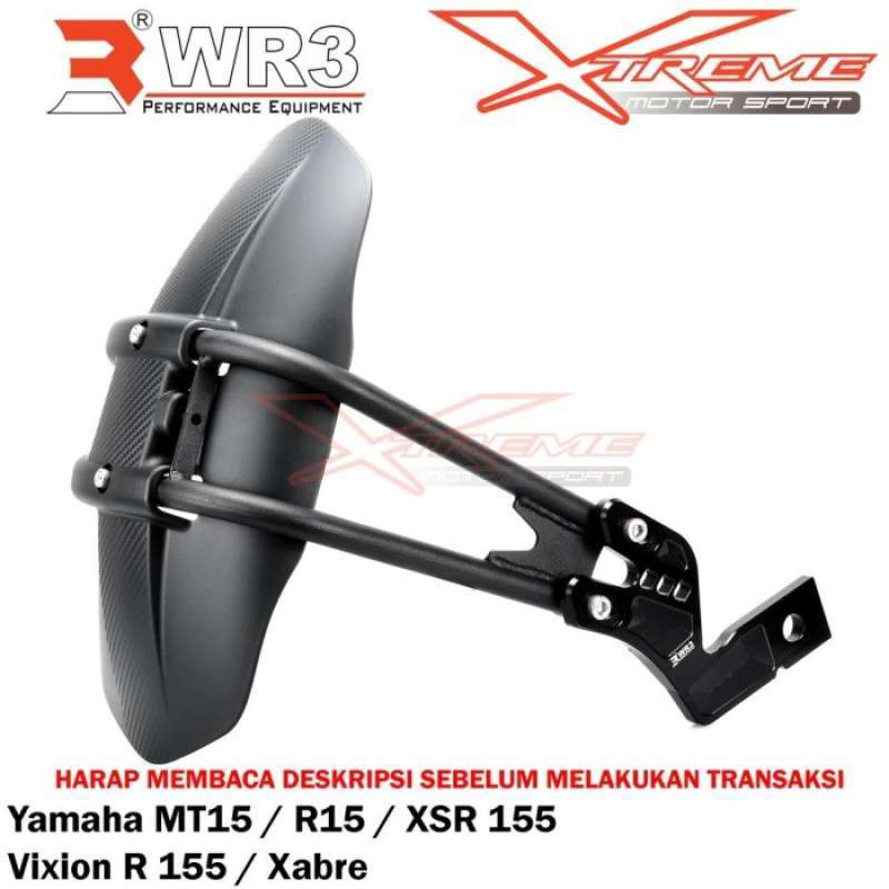 Promo Mudguard Mud Guard Wr3 Yamaha Xsr 155 / R15 V3 / R15 V2/ Mt15 / Vixion Diskon 23 di
