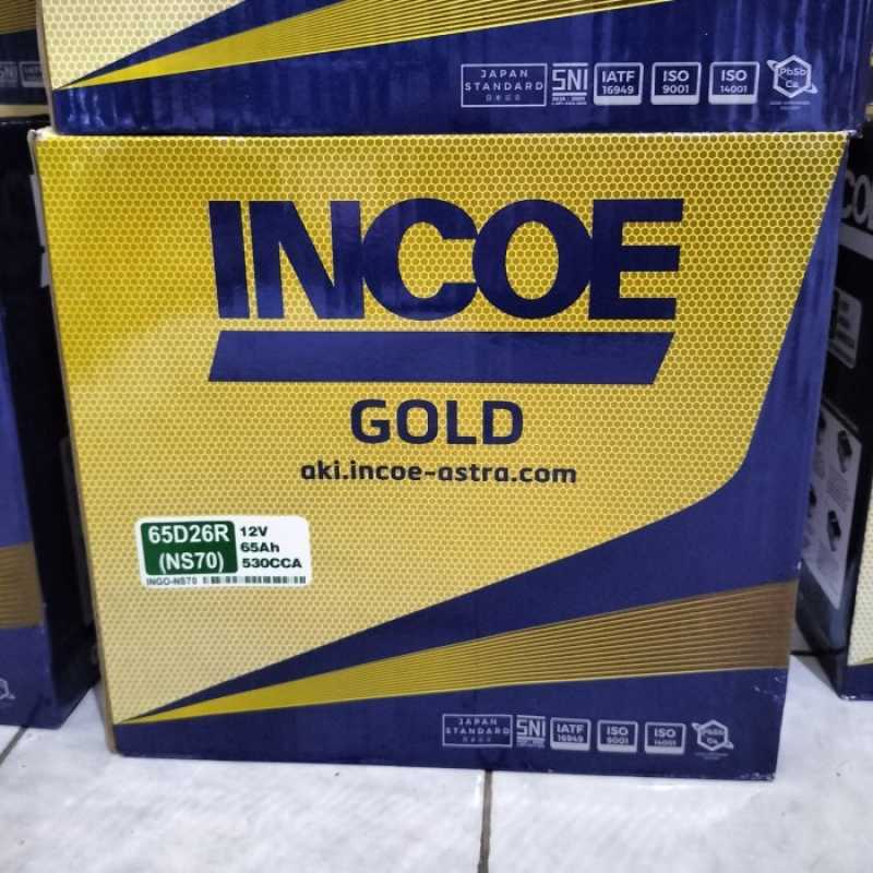 Promo Aki mobil Toyota Kijang LGX NS70 Incoe Gold aki basah Diskon 20%