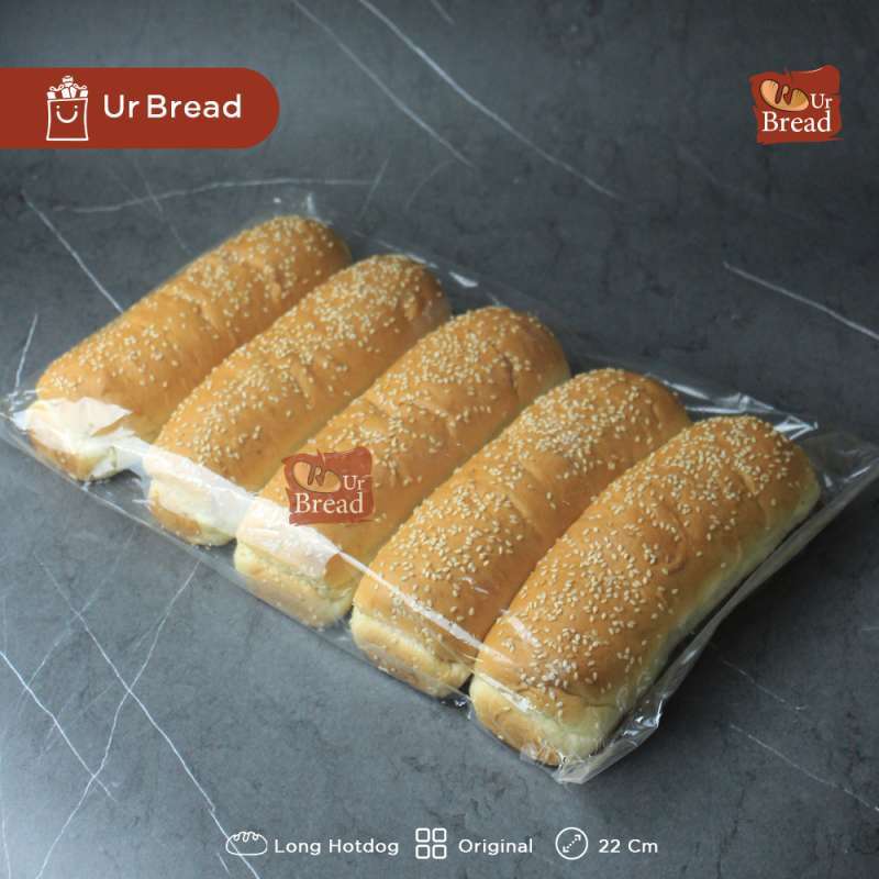 Long Bread Roti Jual Long Hotdog 22cm | Base Roti Sadwich | Base Roti Garlic di Seller ...