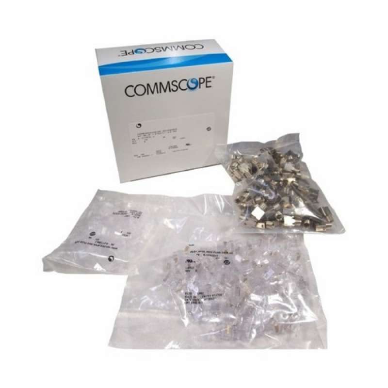 Promo Amp Konektor Rj45 Cat6 Commscope Connector Rj 45 Cat 6 Original ...