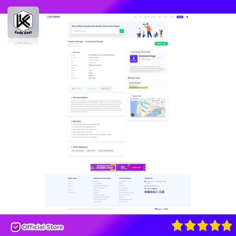 Jual Source Code Aplikasi Jobs Portal - Job Board Laravel Script By ...