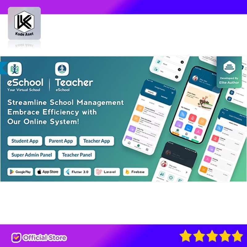 Promo Source Code Aplikasi Eschool - Virtual School Management System ...