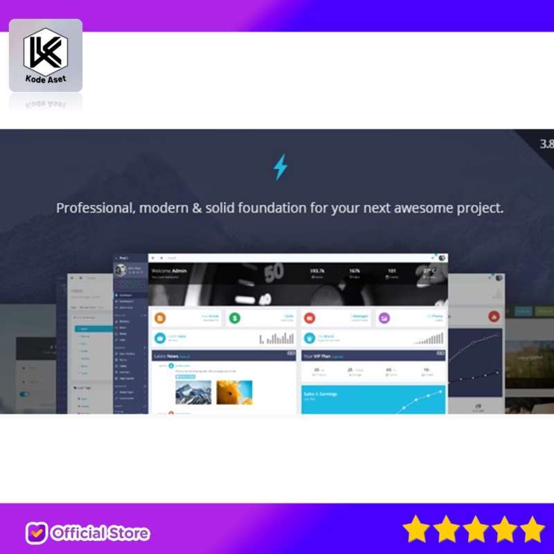 Jual Bootstrap Admin Template Original Murah - Harga Diskon Mei 2024 ...