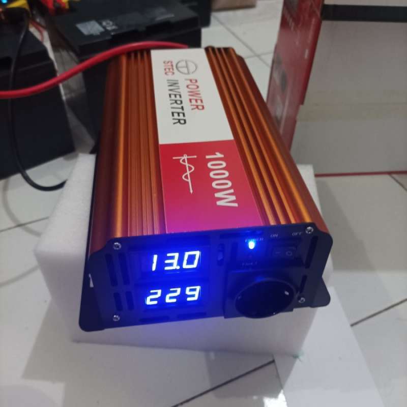 Promo POWER INVERTER DC TO AC STEC 12V 1000W PURE SINEWAVE HIGH