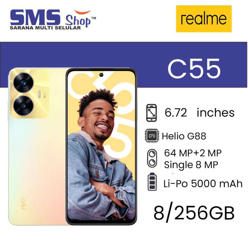 Jual Realme C55 8/256 Gb Garansi Resmi Di Seller Sms Shop Semarang ...