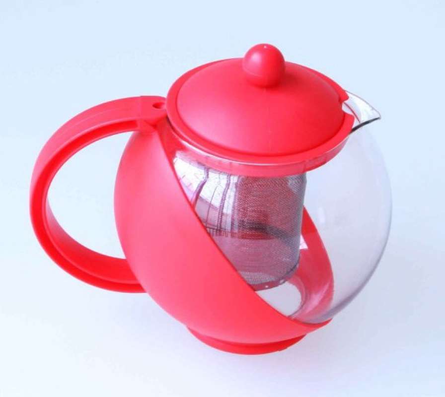 Promo Teapot 1250 Ml / Teko Kaca Ceret Tempat Teh Saringan Stainless ...
