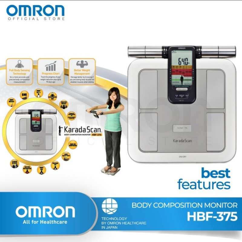 Promo Timbangan Omron Hbf375 - Karadan Scan Body Fat Monitor Hbf 375 ...
