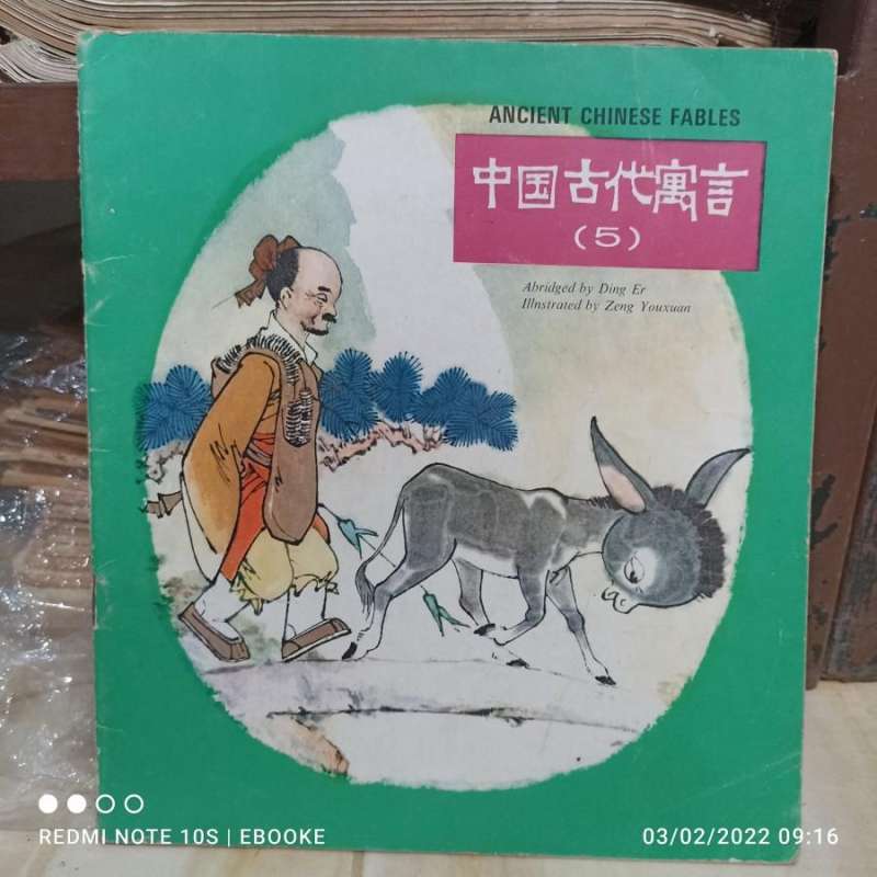 Jual buku cerita anak bergambar bahasa Inggris Ancient Chinese fables