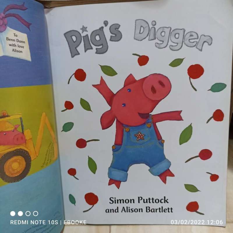 Jual Buku Cerita Anak Bergambar Bahasa Inggris Pigs Digger Simon Di
