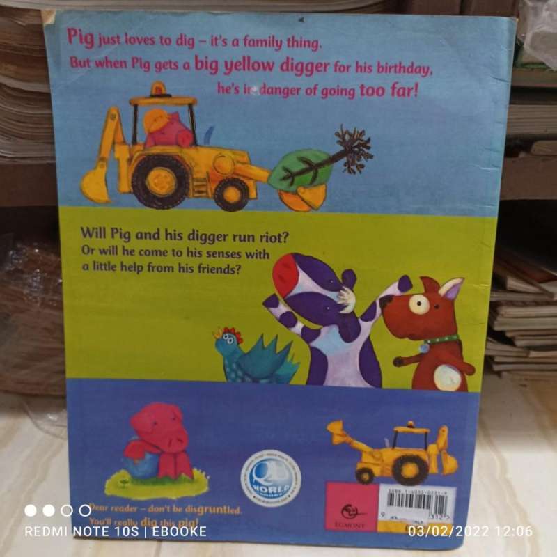 Jual Buku Cerita Anak Bergambar Bahasa Inggris Pigs Digger Simon Di