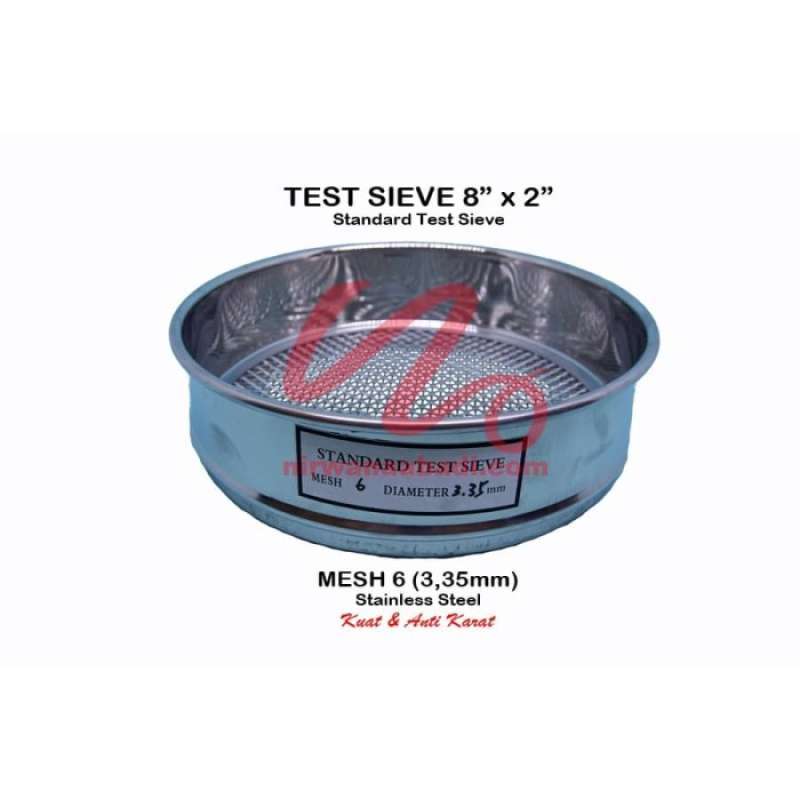 Jual Sieve Ayakan 100 Mesh (150um) Dia 8 In| Test Sieve Stainless Steel ...