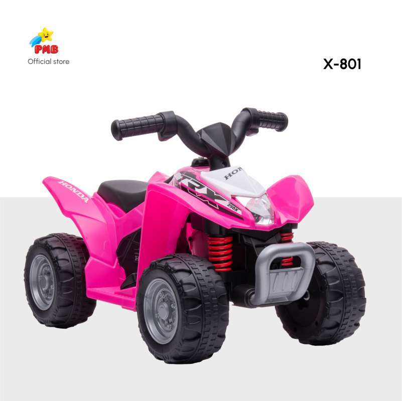 Jual Mainan Anak Motor Honda Atv-trx X801 – Pmb Toys Pink Di